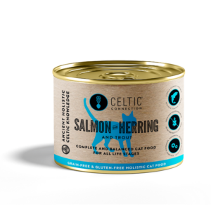 Celtic Connection de salmón con arenque y trucha para gatos