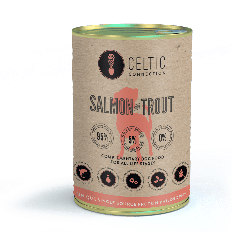 Salmón con trucha – comida húmeda